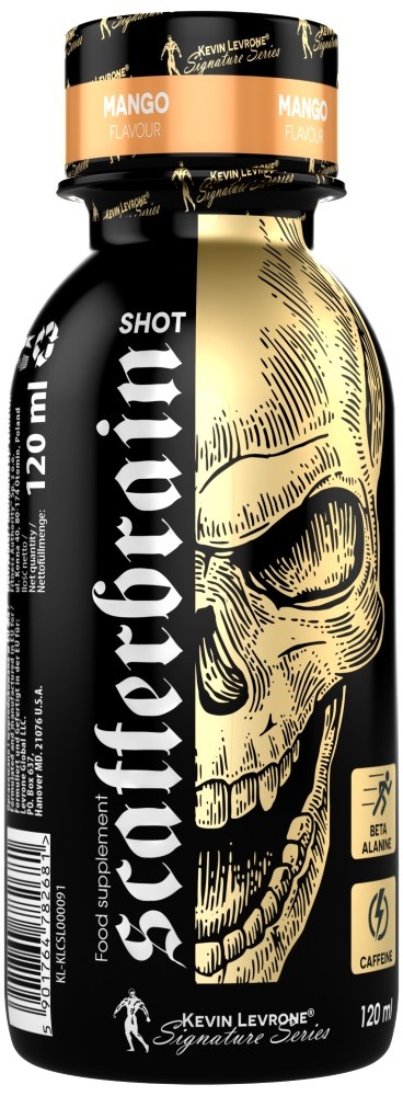 Levrone Scatterbrain Shot przedtreningowy mango - 120 ml