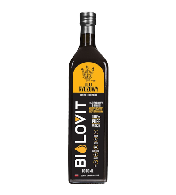 Bilovit Olej rydzowy z lnianki zimnotłoczony - 1000 ml