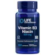 Life Extension Vitamin B3 Niacin 500 mg - 100 kapslí
