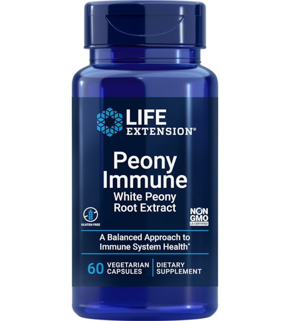 Life Extension Peony Immune (Regulacja Immunologiczna) - 60 kapsułek