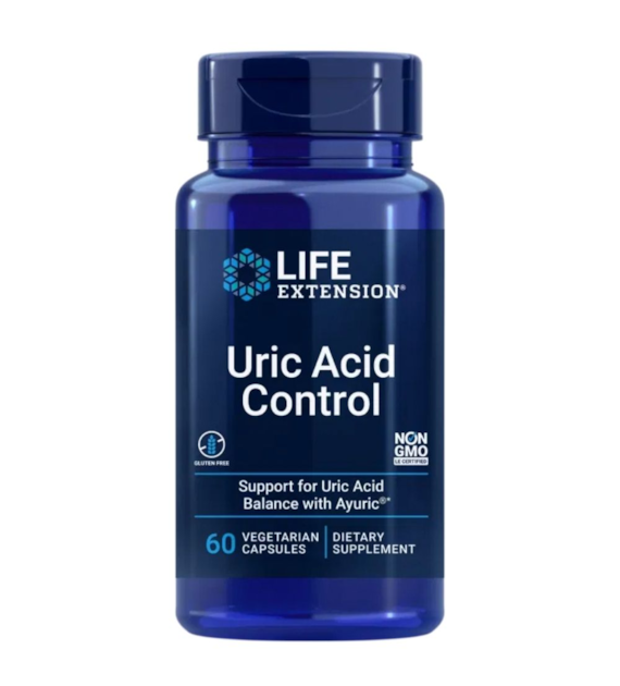 Life Extension Uric Acid Control 100 mg - 60 Veg Capsules