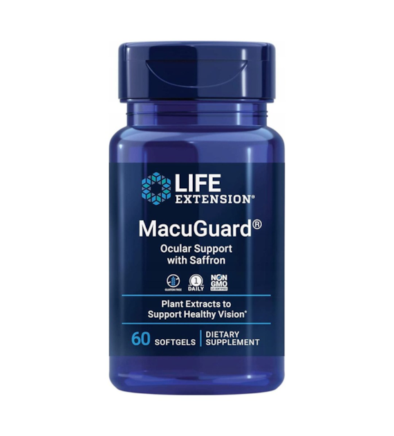 Life Extension MacuGuard® Ocular Support with Astaxanthin - 60 Softgels