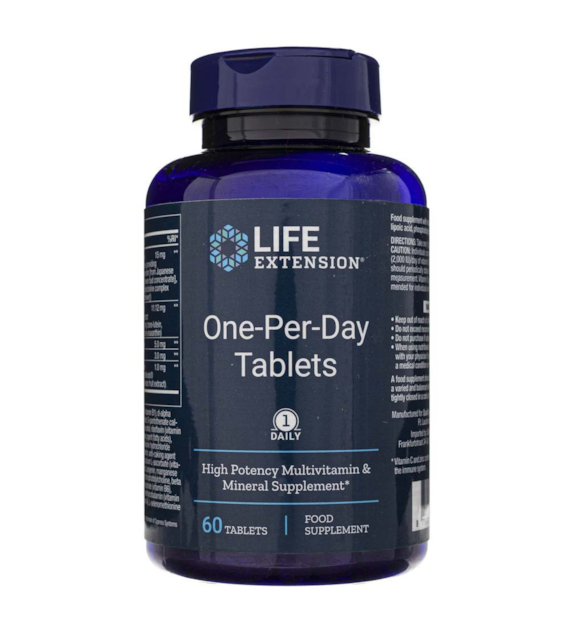 Life Extension One-Per-Day Tablets (Multiwitamina) - 60 tabletek