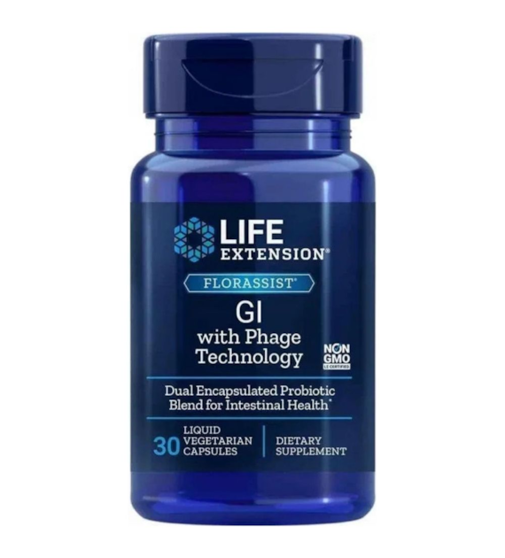 Life Extension Florassist® Probiotic GI with Phage Technology - 30 kapsułek