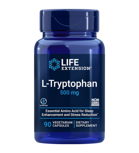 Life Extension L-Tryptofan 500 mg - 90 kapsułek