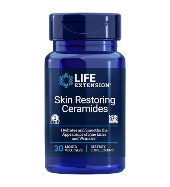 Life Extension Odbudowujące Skórę Ceramidy - 30 kapsułek