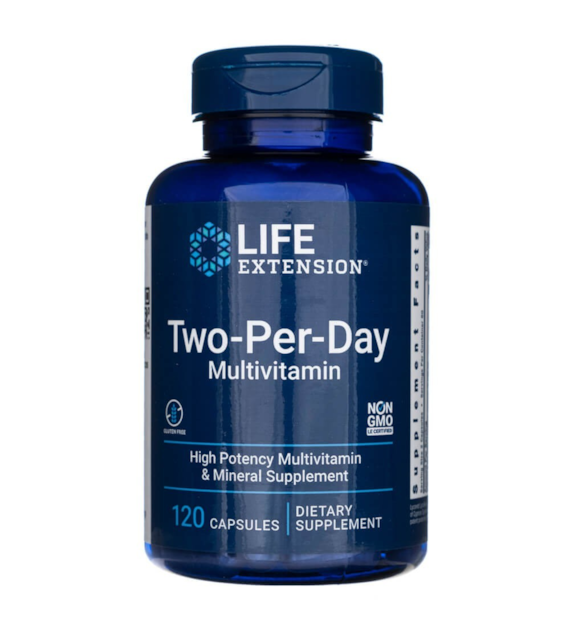 Life Extension Two-Per-Day Capsules (Multiwitamina) - 120 kapsułek