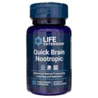 Life Extension Quick Brain Nootropic - 30 Veg Capsules