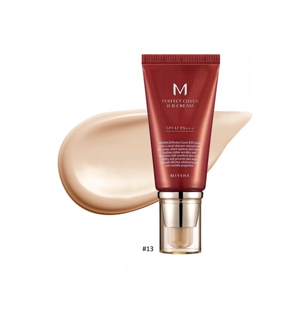 Missha M Perfect Cover Krem BB odcień Bright Beige No 13 - 50 ml