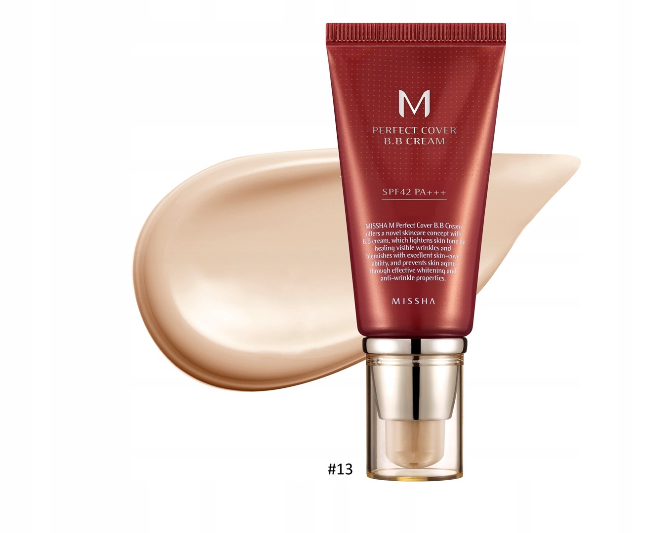 Missha M Perfect Cover Krem BB odcień Bright Beige No 13 - 50 ml