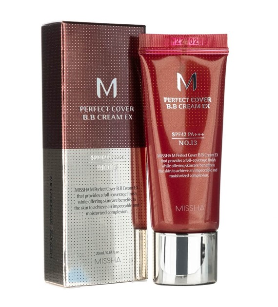 Missha M Perfect Cover BB Cream SPF 42 PA+++ Nr. 13 Bright Beige – 50 ml