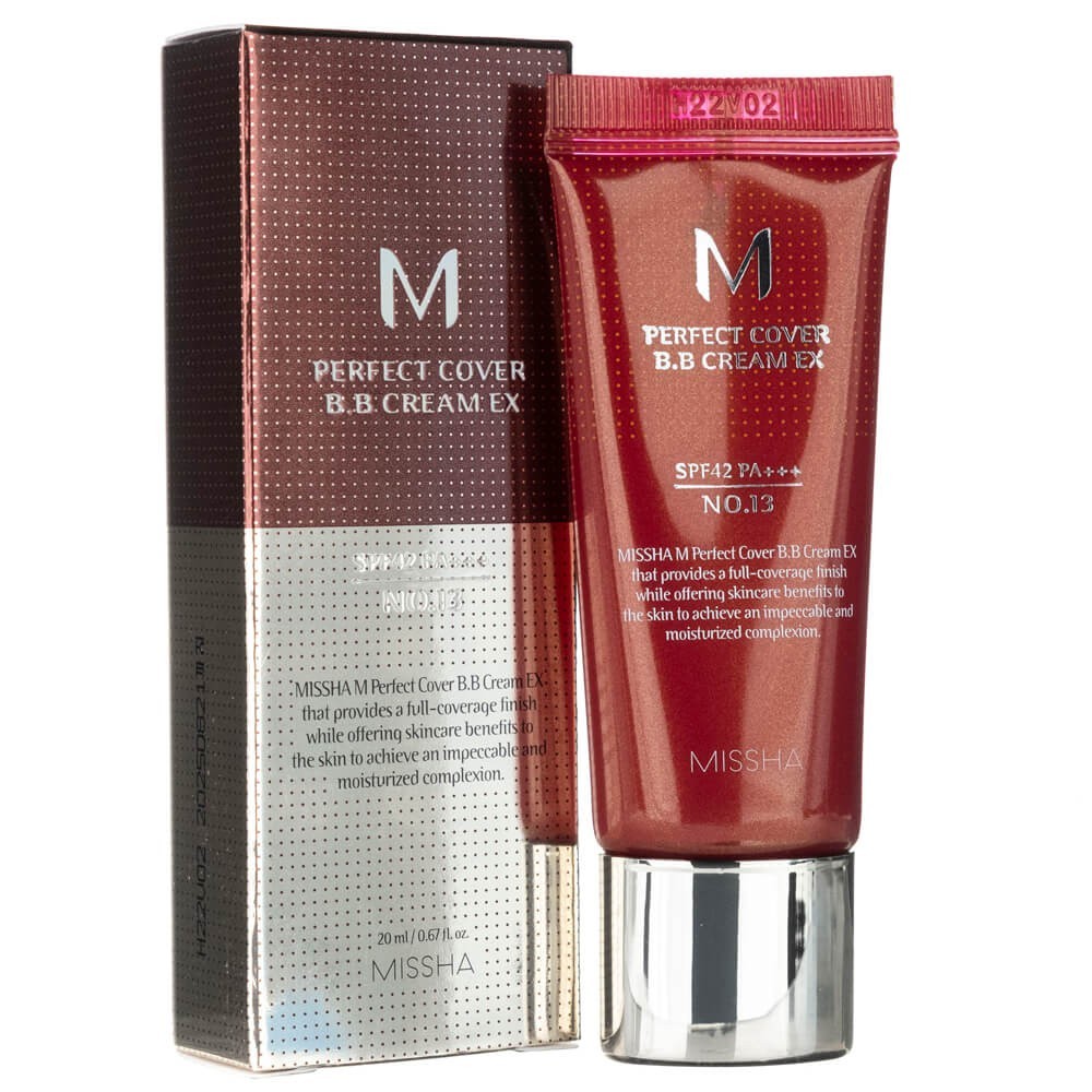 Missha M Perfect Cover BB Cream SPF 42 PA+++ Nr. 13 Bright Beige – 50 ml