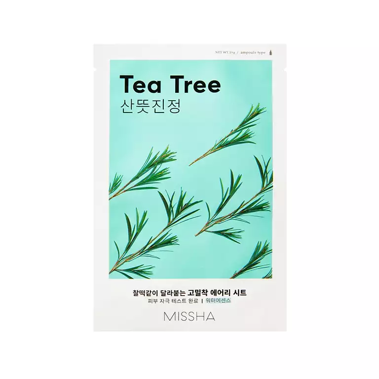 Missha Łagodząca maseczka w płachcie Tea Tree - 1 sztuka