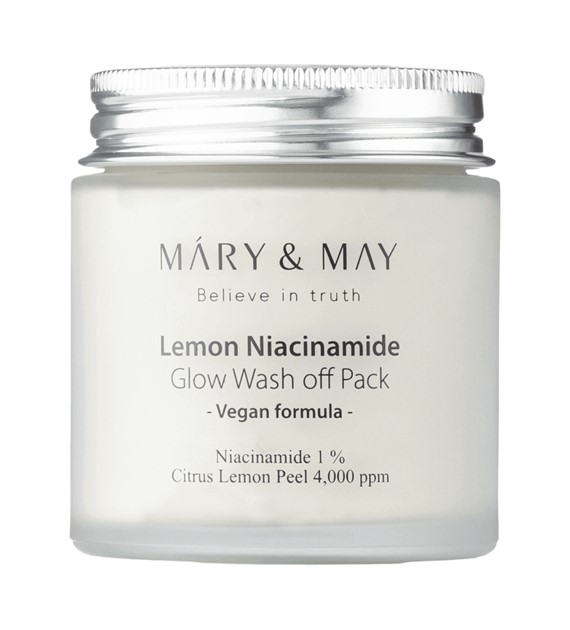 Mary&May Maska glinkowa rozjaśniająca Lemon Niacinamide Glow - 125 g