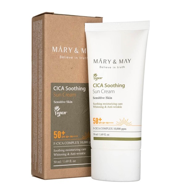 Mary&May Krem przeciwsłoneczny CICA Soothing SPF50+ - 50 ml