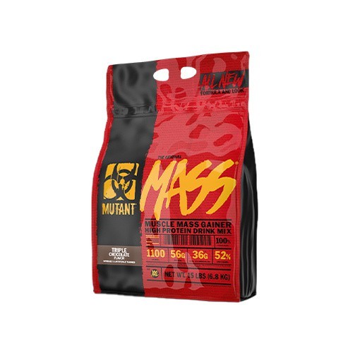 PVL Mutant Mass Gainer, potrójna czekolada - 6800 g