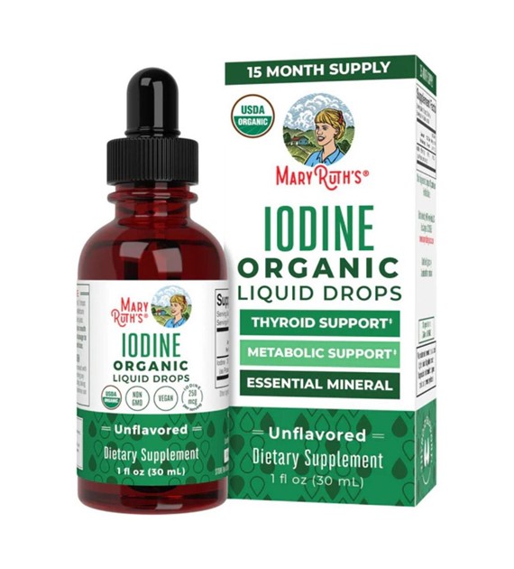 MaryRuth's Jod w kroplach - 30 ml