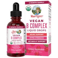 MaryRuth's Witamina B Complex w kroplach, wiśnia - 30 ml