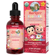 MaryRuth's Toodler Multiwitamina + Żelazo dla malucha, pomarańcza-wanilia - 30 ml