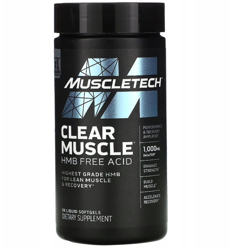 MuscleTech Clear Muscle HMB Free Acid - 84 kapsułki