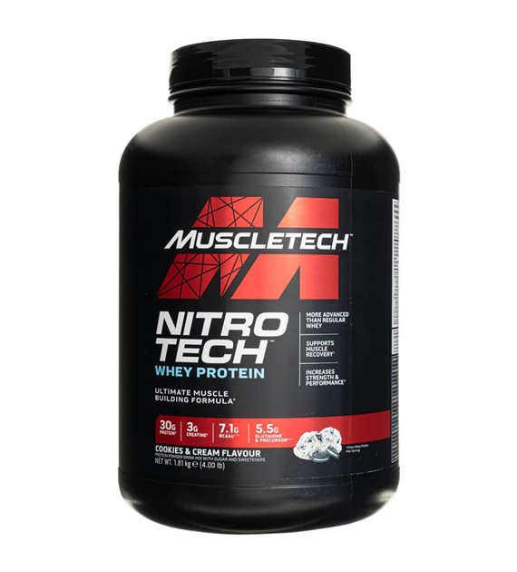 MuscleTech Nitro Tech Białko o smaku ciastek z kremem - 1810 g