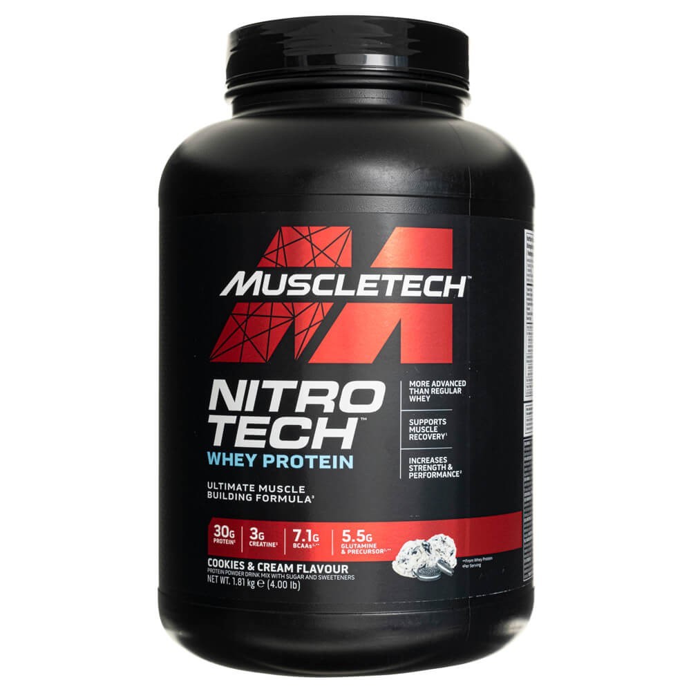 MuscleTech Nitro Tech Białko o smaku ciastek z kremem - 1810 g