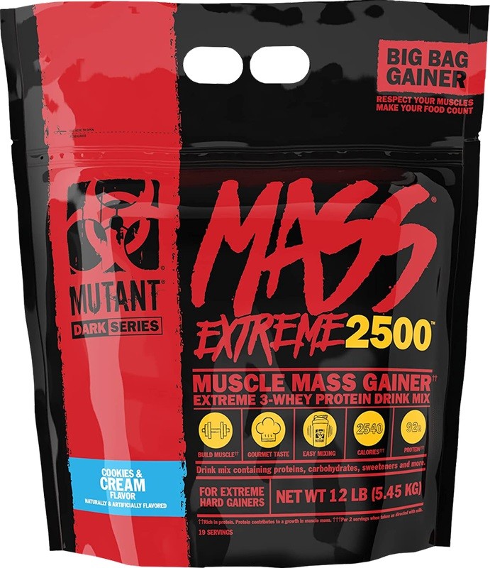 PVL Mutant Mass Extreme 2500 Gainer, ciastko z kremem - 5450 g