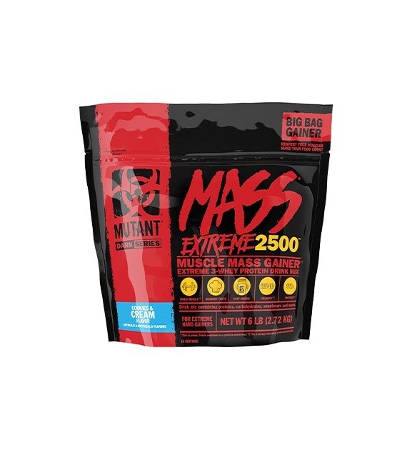 PVL Mutant Mass Extreme 2500 Gainer, ciastko z kremem - 2720 g