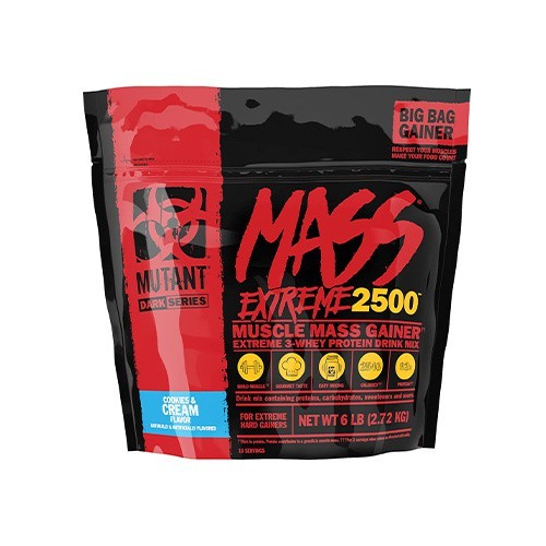 PVL Mutant Mass Extreme 2500 Gainer, ciastko z kremem - 2720 g