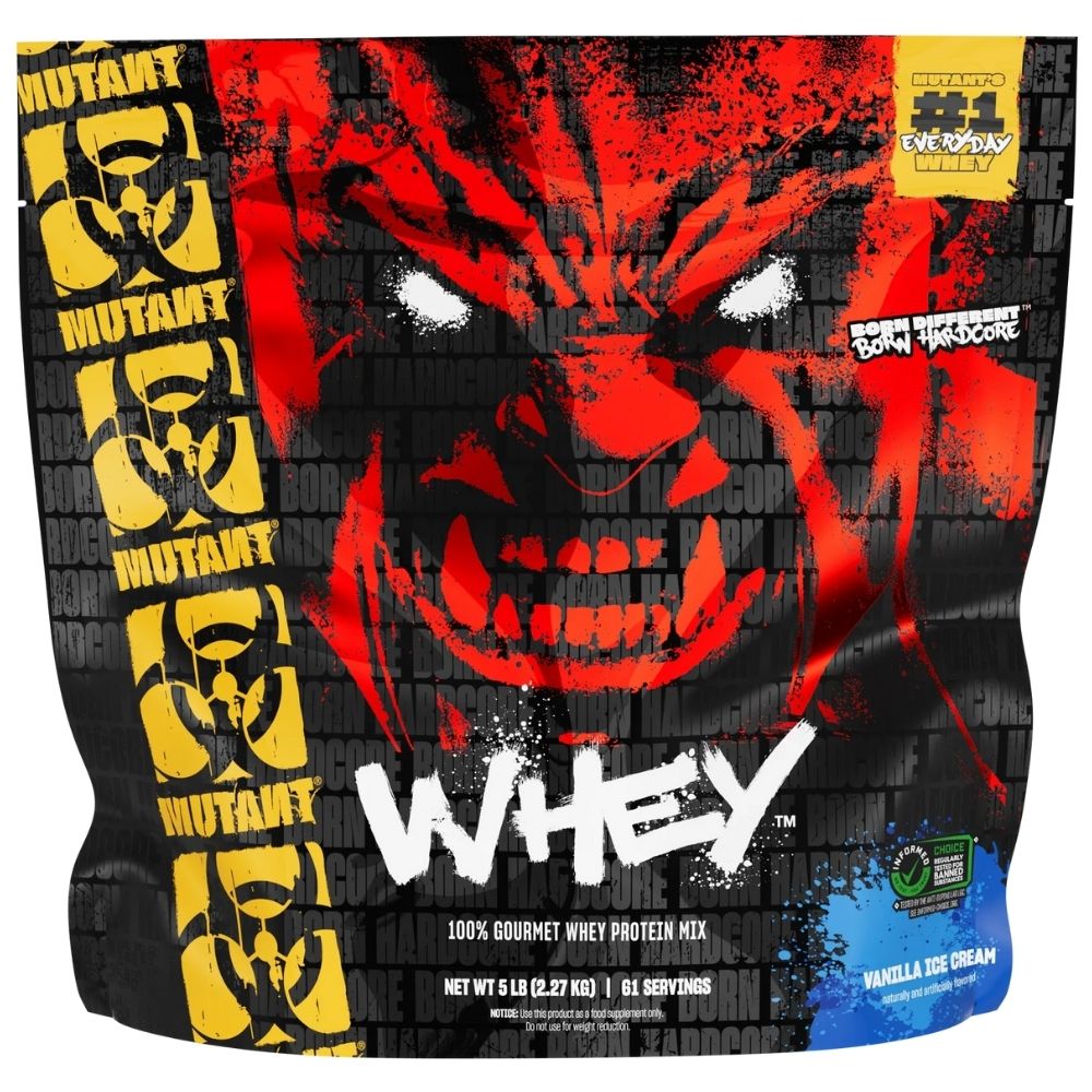 Mutant Whey, Odżywka białkowa, lody waniliowe - 2270 g