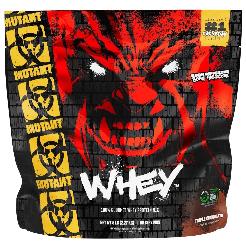 Mutant Whey, Odżywka białkowa, potrójna czekolada - 2270 g
