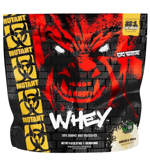 Mutant Whey, Odżywka białkowa, ciasteczko z kremem - 2270 g