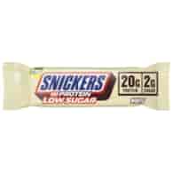 Snickers White Hi-Protein Low Sugar, Baton białkowy, karmel & masło orzechowe - 57 g
