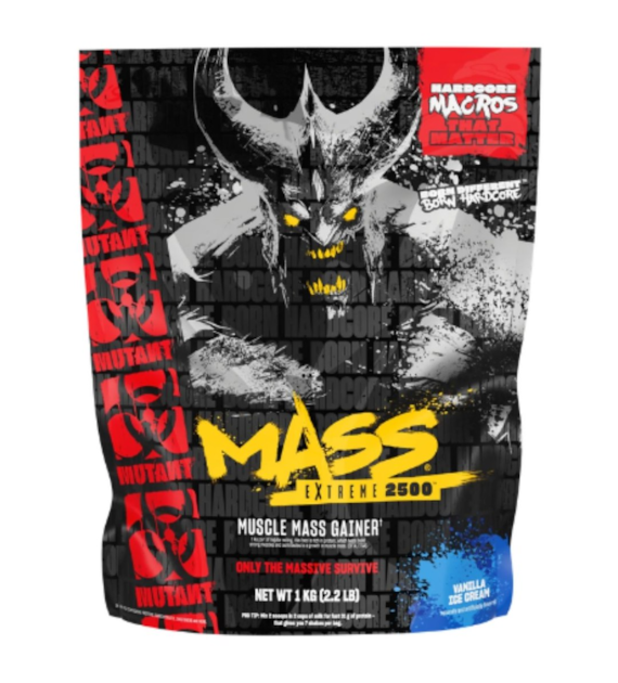 PVL Mutant Mass XXXtreme Gainer, lody waniliowe - 1000 g