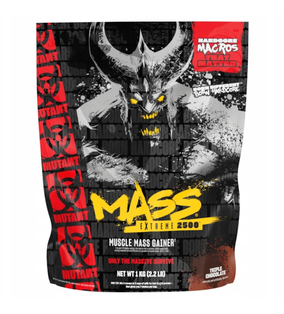 PVL Mutant Mass Gainer, potrójna czekolada - 1000 g