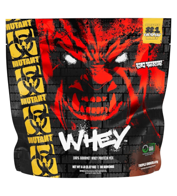 Mutant Whey, Odżywka białkowa, potrójna czekolada - 2270 g