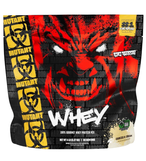 Mutant Whey Odżywka białkowa, krem ciasteczkowy - 2270 g