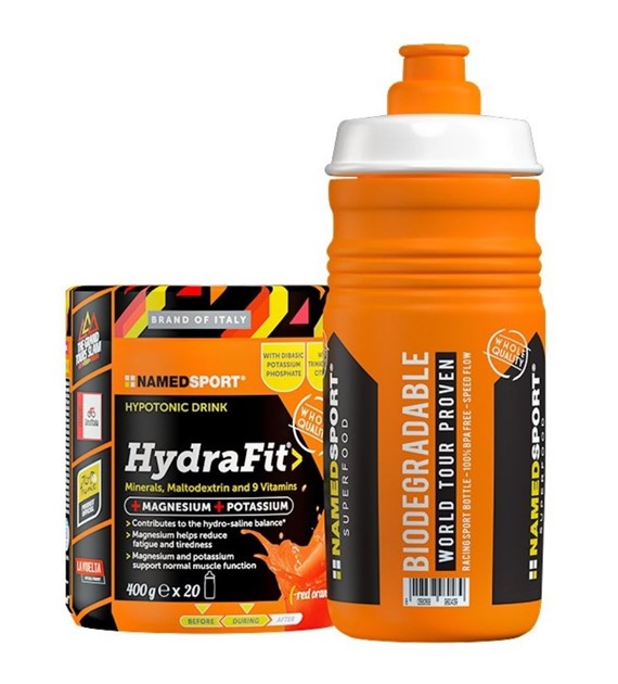 Namedsport HydraFit, Napój hipotoniczny, pomarańcza - 400 g