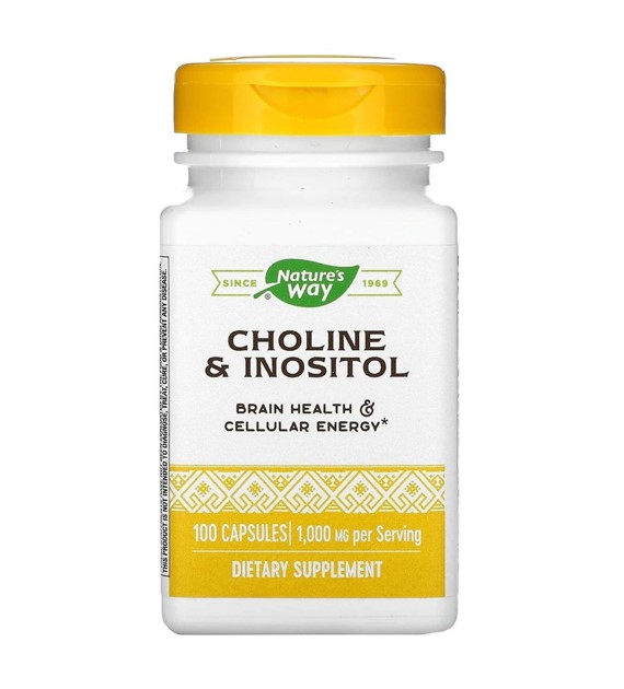 Nature's Way Cholina & Inozytol - 100 kapsułek