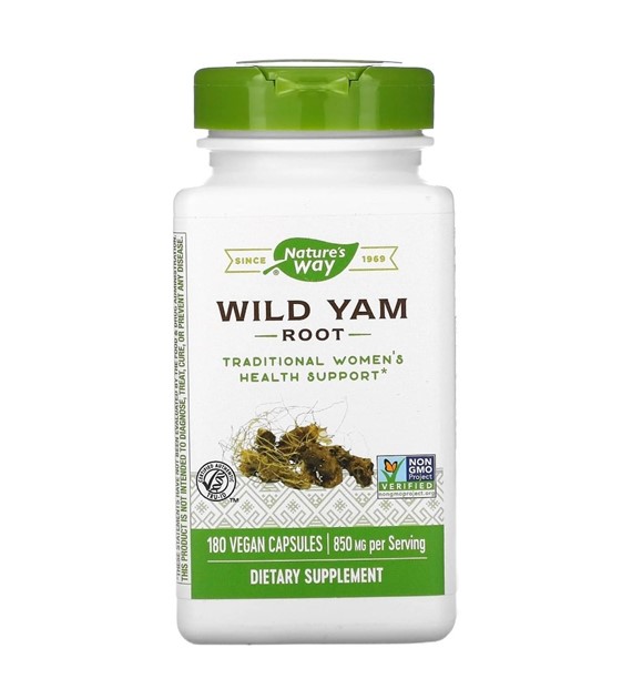 Nature's Way Wild Yam Root 425 mg - 180 kapsułek