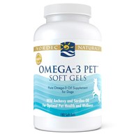Nordic Naturals Omega-3 dla psów - 180 kapsułek