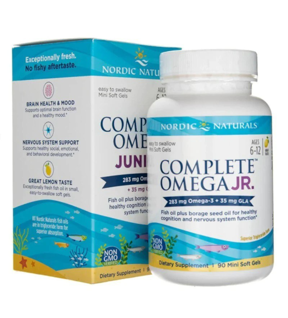 Nordic Naturals Complete Omega Junior - 90 kapsułek