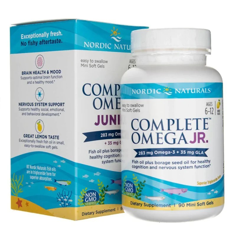 Nordic Naturals Complete Omega Junior - 90 kapsułek