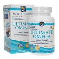 Nordic Naturals Ultimate Omega, citronová příchuť - 60 měkkých gelů