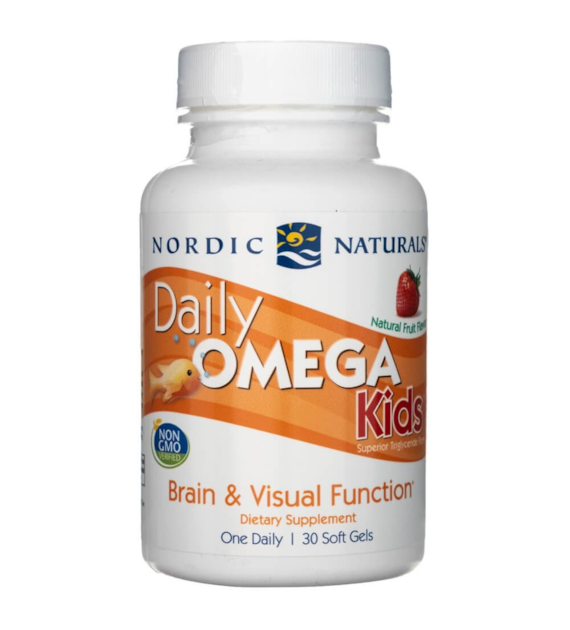 Nordic Naturals Daily Omega Kids Natural Fruit - 30 Softgels