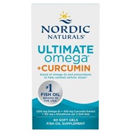 Nordic Naturals Ultimate Omega + Curcumin - 60 kapsułek
