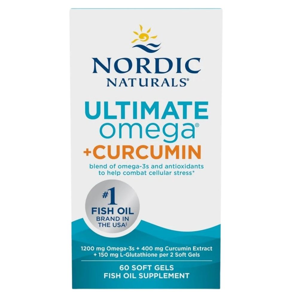 Nordic Naturals Ultimate Omega + Curcumin - 60 kapsułek