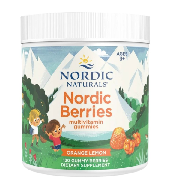 Nordic Naturals Żelki multiwitaminowe, pomarańcza-cytryna - 120 sztuk