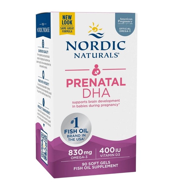 Nordic Naturals Prenatal DHA 830 mg - 90 kapsułek