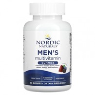 Nordic Naturals Multiwitamina dla mężczyzn, miks jagód - 60 żelek